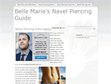 Tablet Screenshot of bellamarie.com